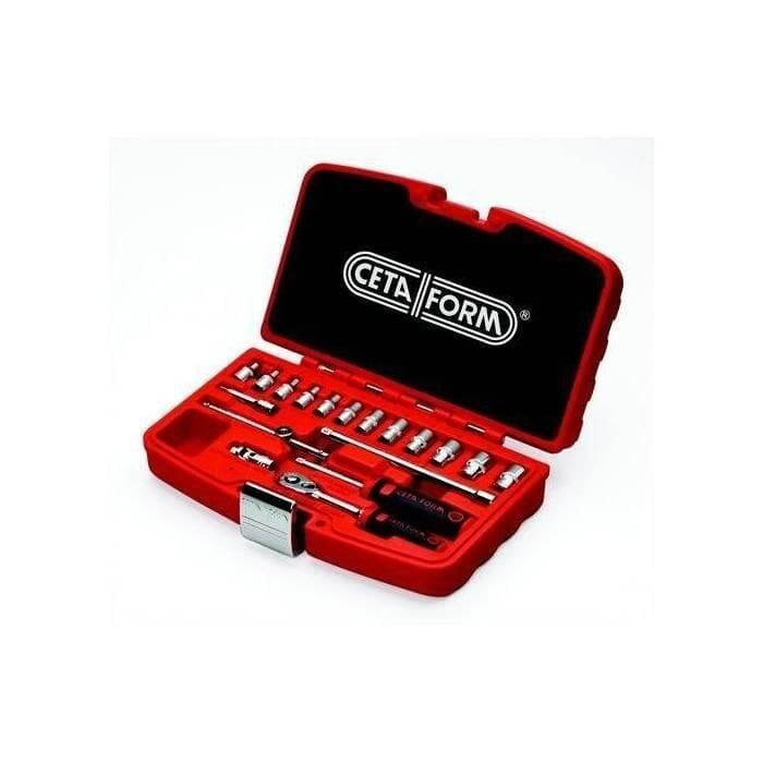 18 Parça 1/4'' 6 Köşe Lokma Takımı