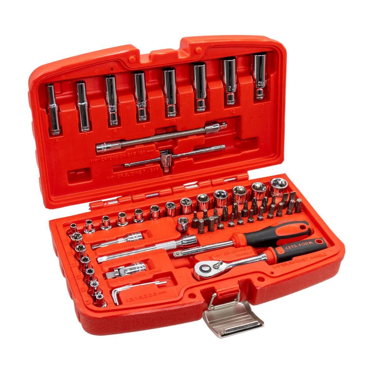 61 Parça 1/4'' 6 Köşe Lokma Takımı