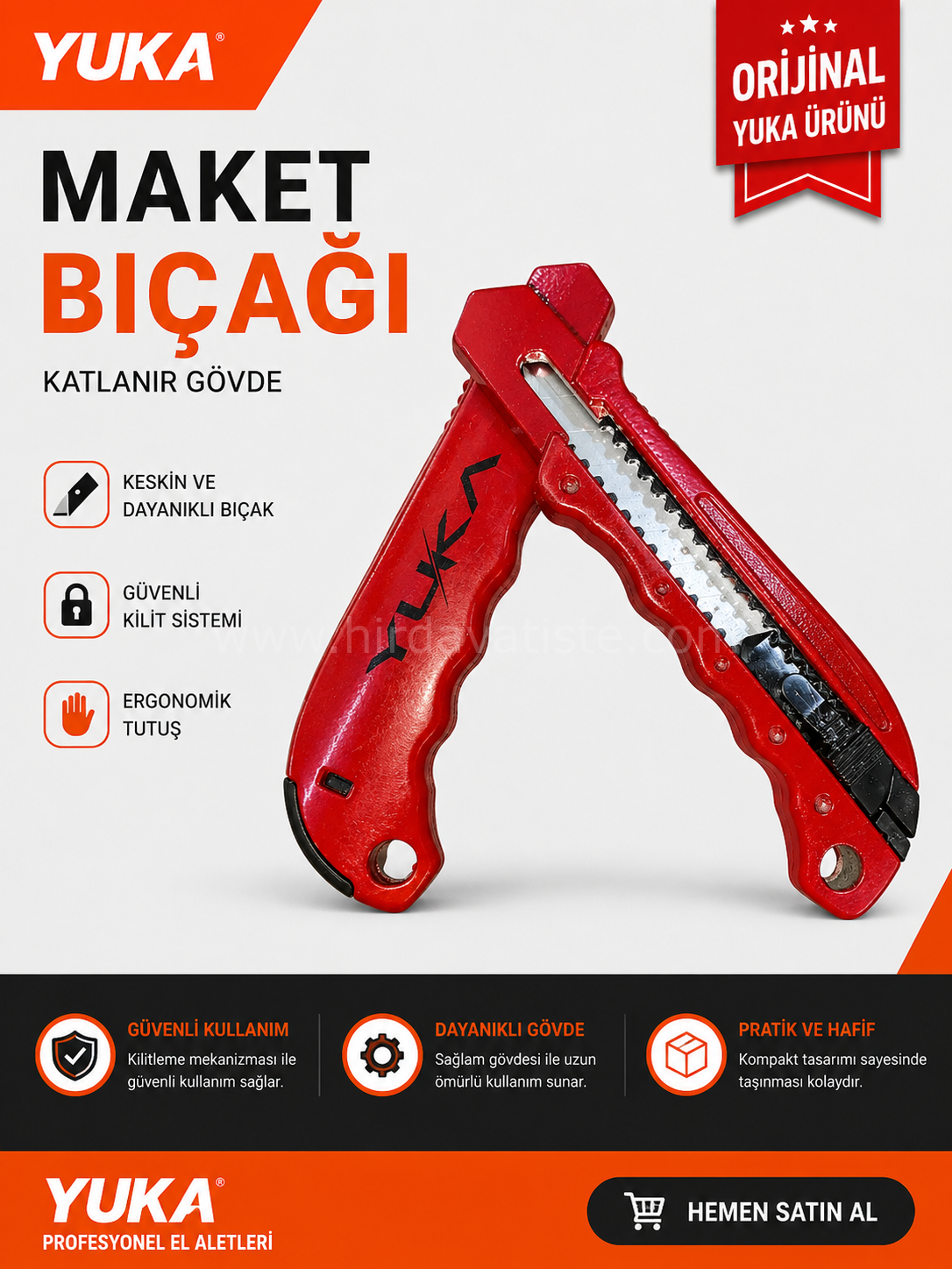 Yuka Metal Maket Bıçağı