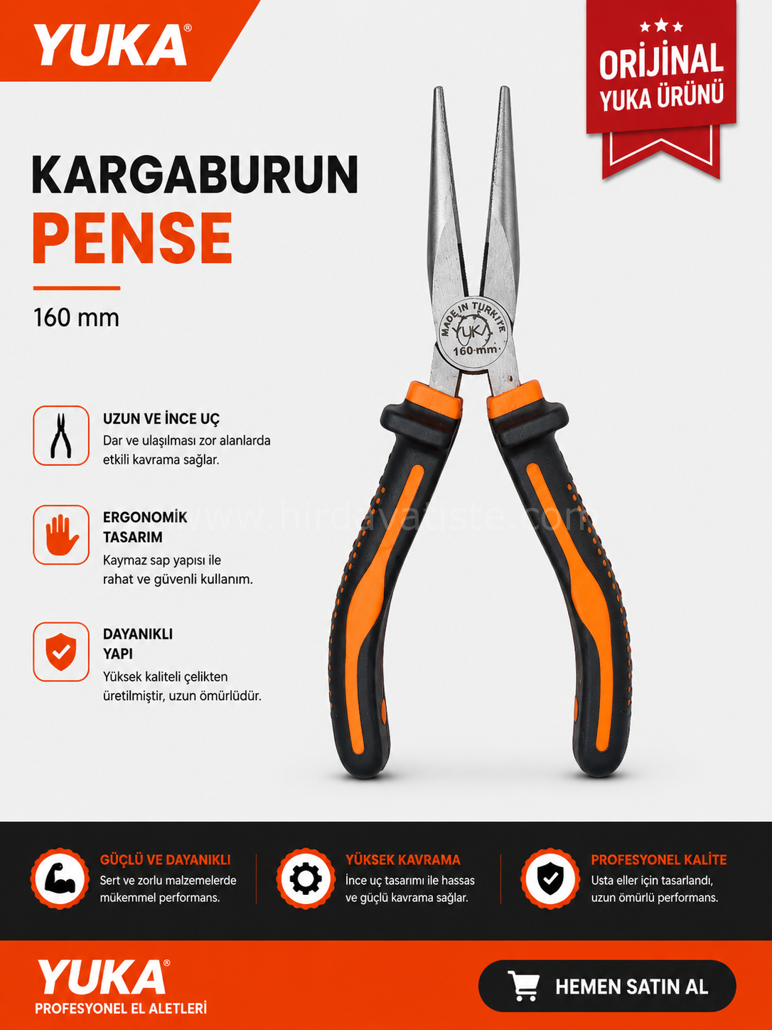 Yuka 160 Mm Kargaburun