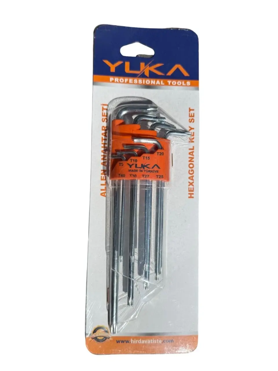 Yuka Uzun Torx 8'li Allen Takım