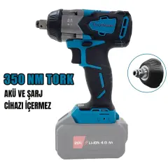 CATPOWER 4126 KÖMÜRSÜZ AKÜLÜ SOMUN SIKMA VE TORKLU VİDALAMA 1/2'' 20V 2.0Ah /4.0Ah