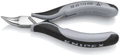 Knipex 35 42 115 ESD Elektronikçi Eğri Kargaburun - ESD