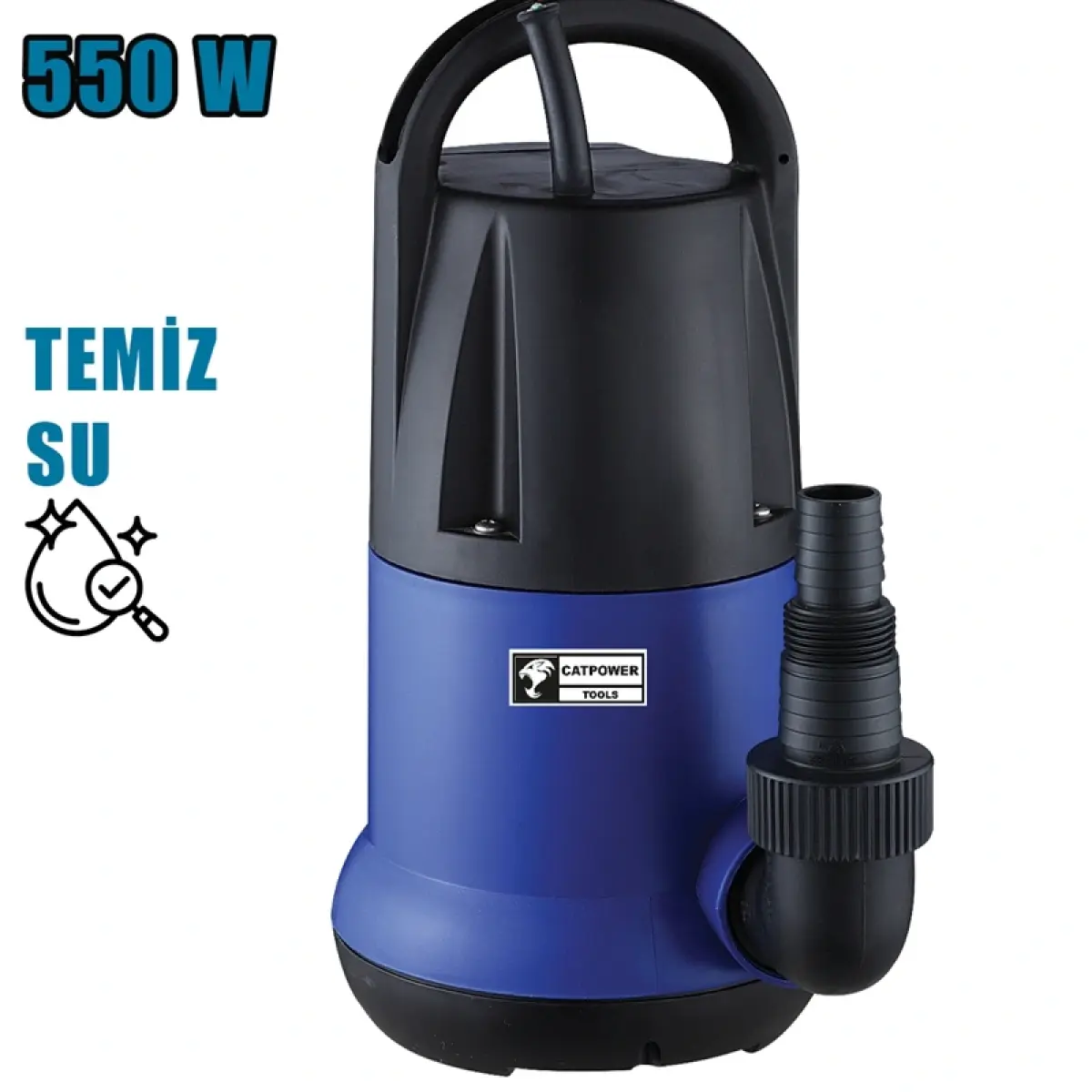CATPOWER 672 TEMİZ SU DALGIÇ POMPA 550W
