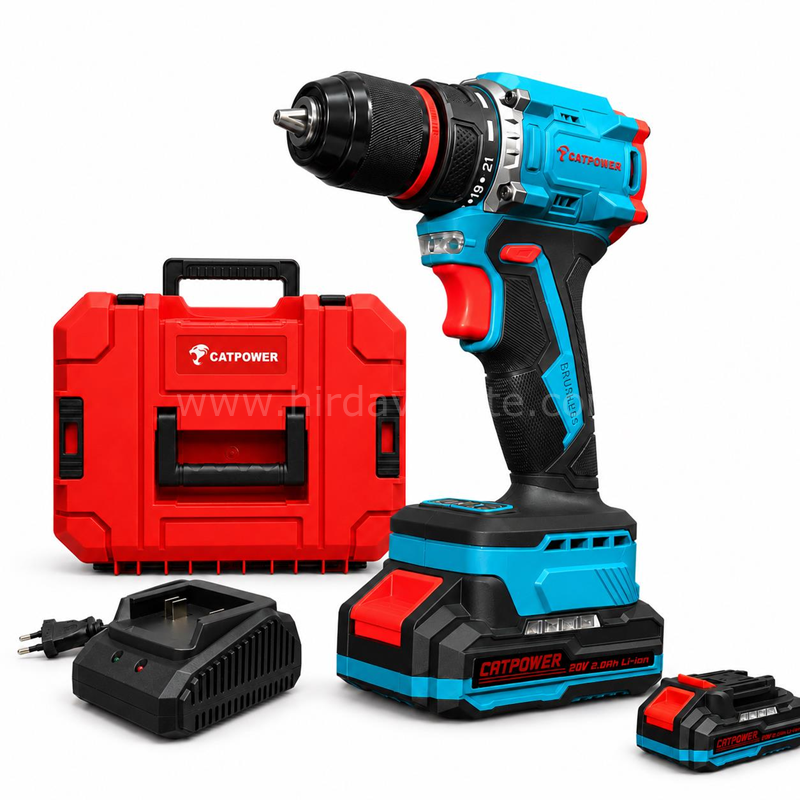 Catpower E1010 Kömürsüz Akülü Vidalama Li-Ion Set 10 mm 20 V 2.0 Ah