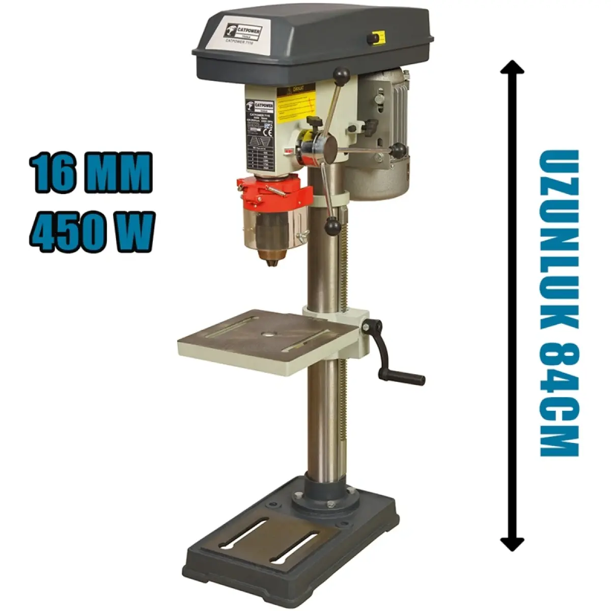 CATPOWER 7116 SÜTUNLU MATKAP 16 MM 450W