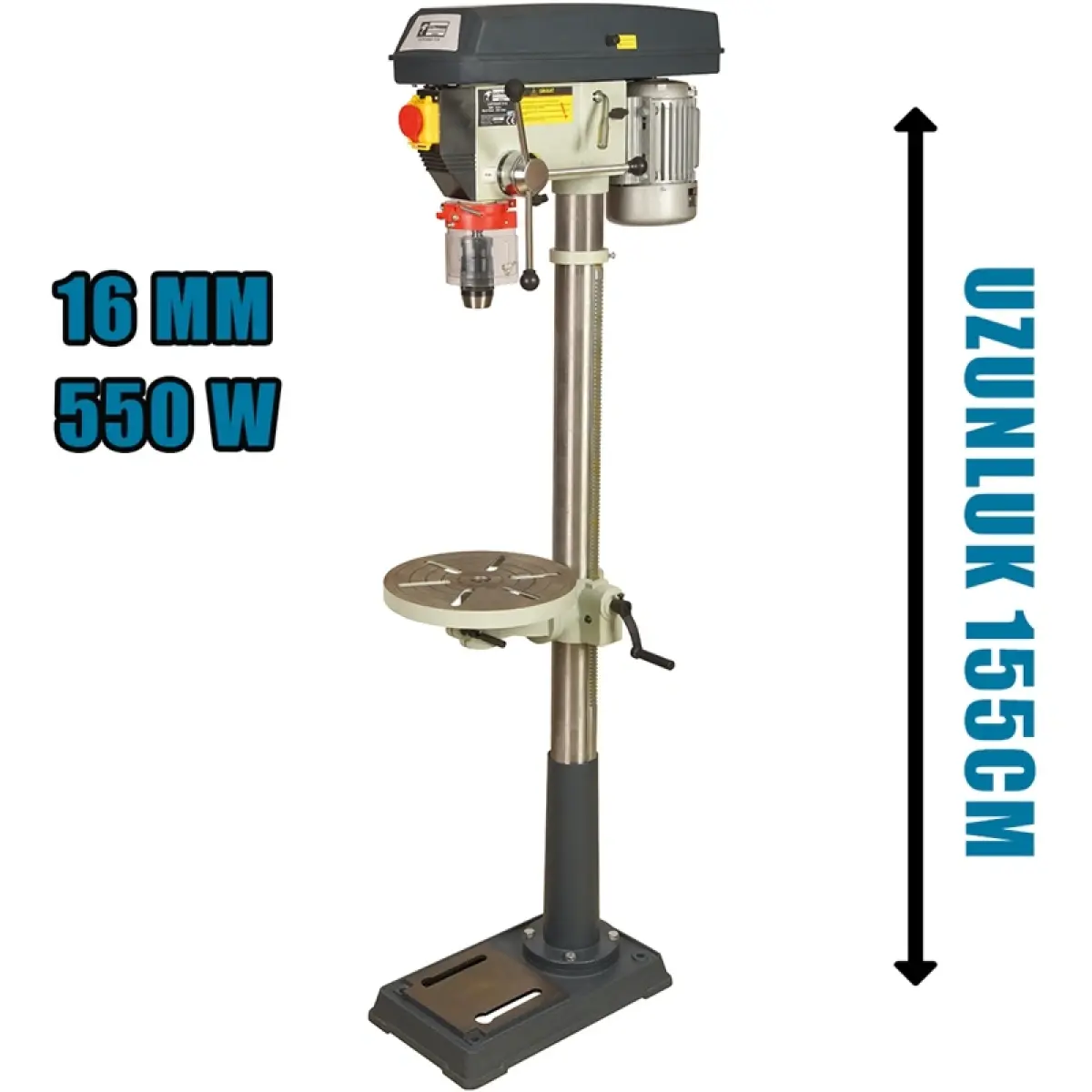 Catpower 7216 Sütunlu Matkap 16 Mm 550W