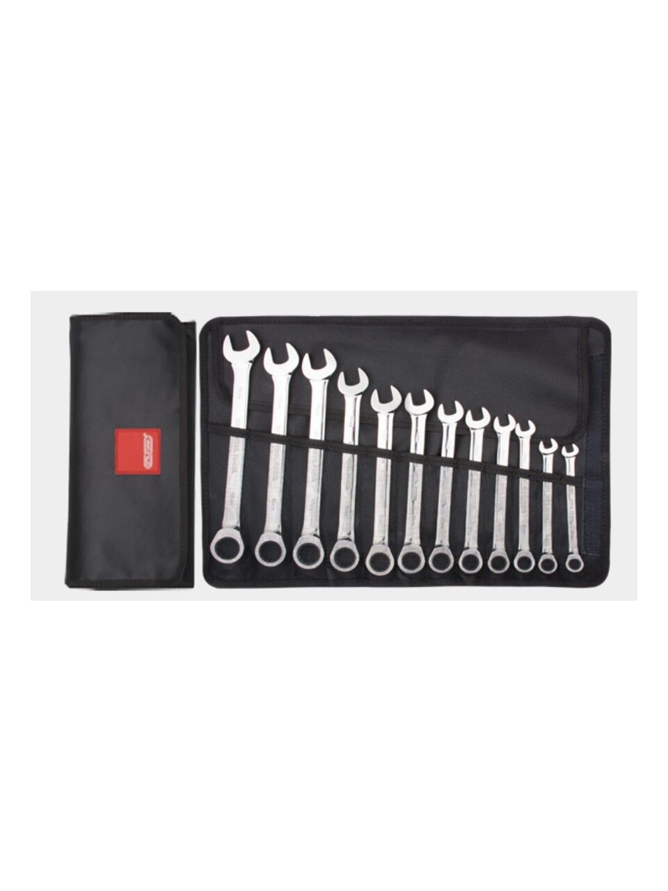 12 Parça C-GEAR Cırcırlı Kombine Anahtar Takımı (Düz)