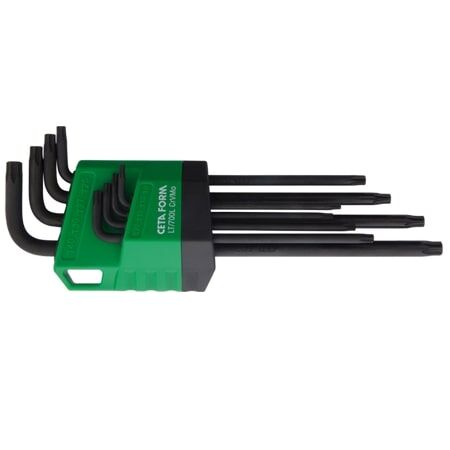 Ceta Form 8 Parça Delikli TORX L Anahtar Takımı (Uzun Tip) LT/700TL
