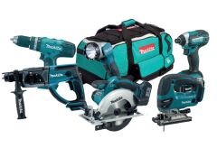 Makita DLX6068PT 5'li Set