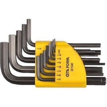 13 Parça L Allen Anahtar Takımı (Kısa Tip) - SAE