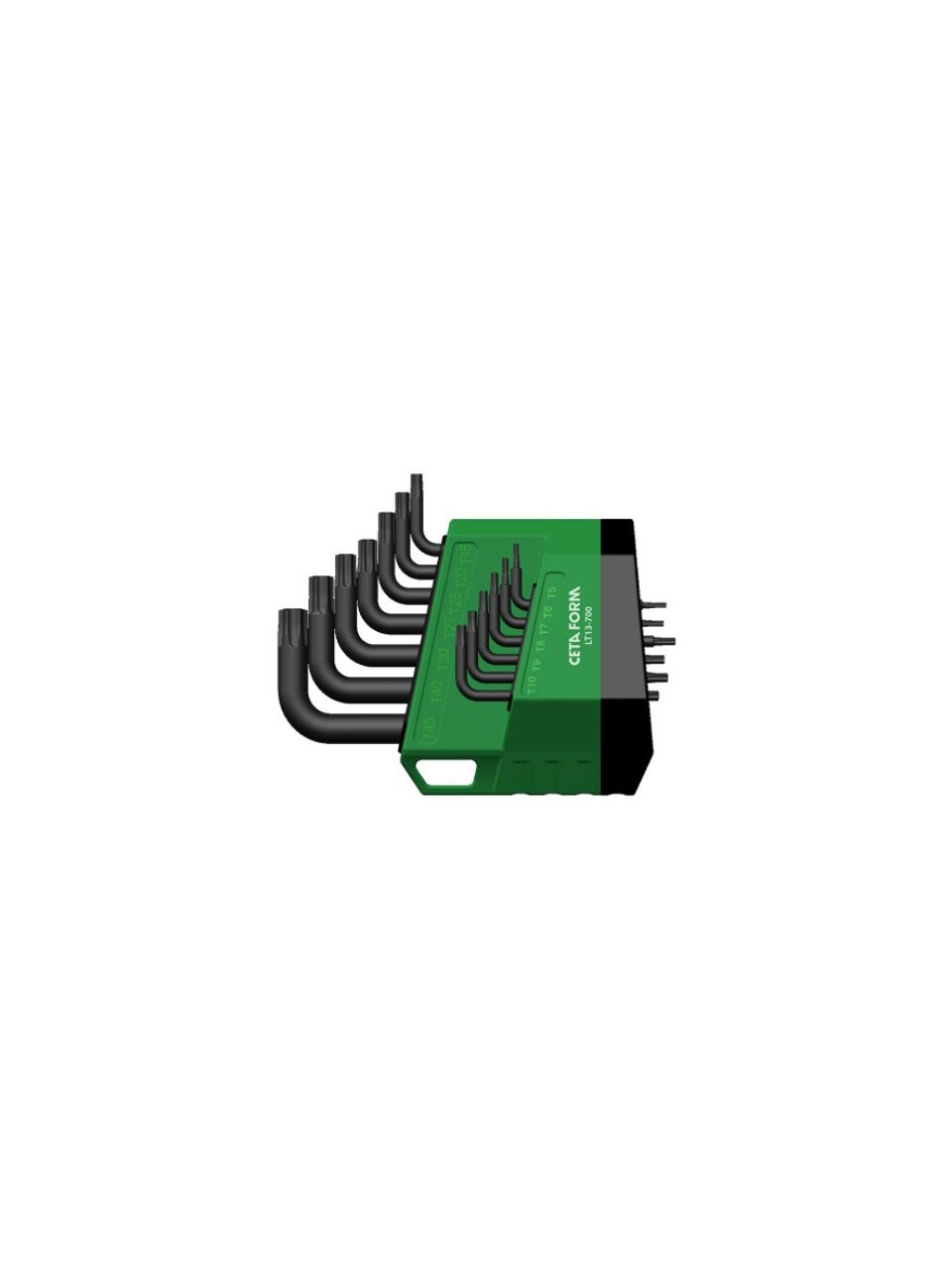 Ceta Form LT13/700 Kısa Tip Torx L Anahtar Takımı (13 Parça)