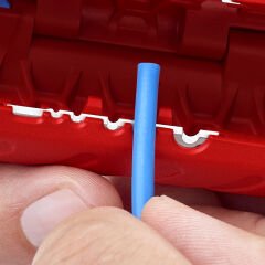 Knipex 90 22 02 SB Spiral Kablo Kesme ve Sıyırma Aleti 100 mm