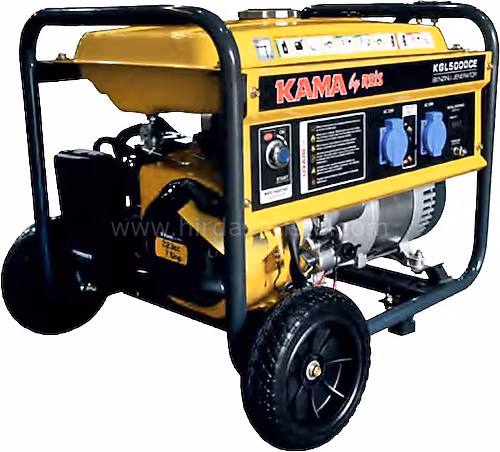 Kama KGL5000CE 4.75 kVA İpli/Marşlı Benzinli Jeneratör