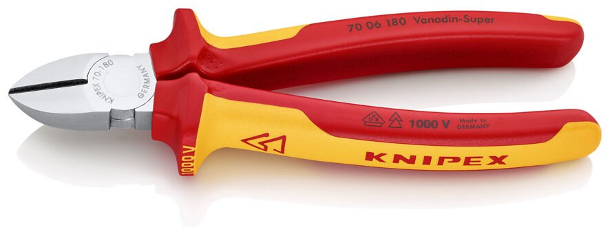 Knipex 70 06 180 VDE Yan Keski - 180 mm