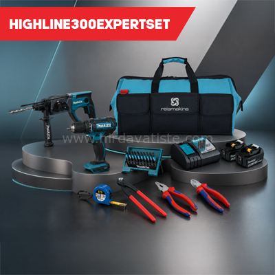 Makita Highline300-Expertset 11 Parça Profesyonel El Aletleri Seti