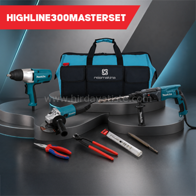 Makita Highline300-Masterset 7 Parça Profesyonel El Aletleri Seti