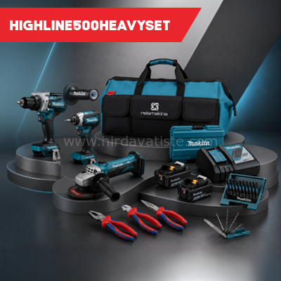Makita Highline500-Heavyset 13 Parça Profesyonel El Aletleri Seti