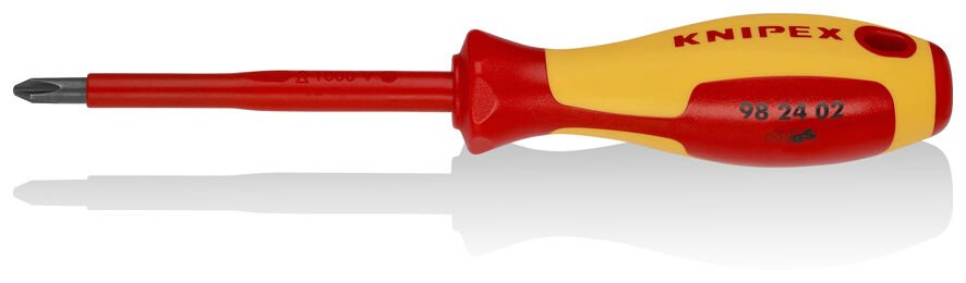 Knipex 98 24 02 VDE Yıldız Uçlu Tornavida 212 Mm