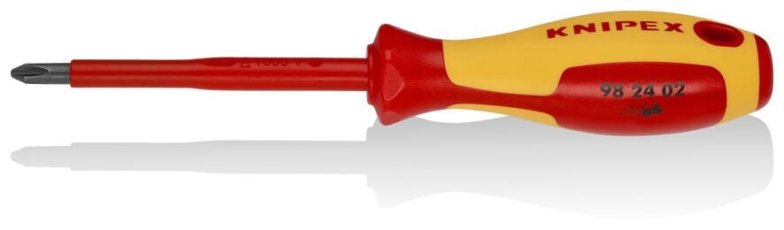 Knipex 98 24 02 VDE 212 mm PH2 Yıldız Uçlu Tornavida