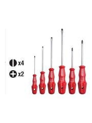 6 Parça TOREX Tornavida Takımı - Düz/Yıldız