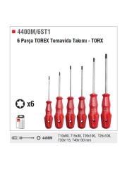 6 Parça TOREX Tornavida Takımı -TORX