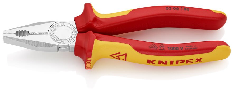 Knipex VDE Kombine Pense 180 Mm