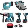 Catpower Cat1395 Kömürsüz Akülü Set (5'li) 20V 4.0Ah Li-Ion