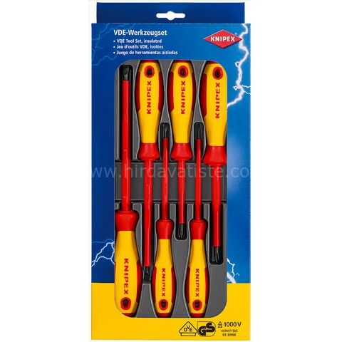 Knipex 00 20 12 V01 Tornavida Seti VDE