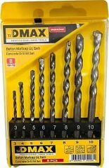 DMAX4348 8 Parça Beton Matkap Ucu Seti