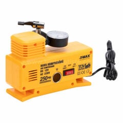 DMAX4675 Hava Kompresörü 12V-230W 250 Psı