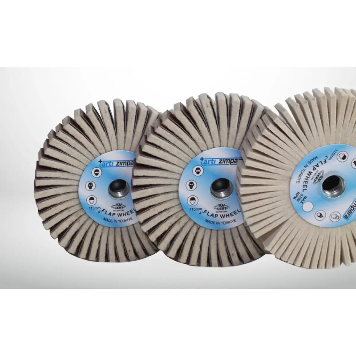 M14 VİDALI KEÇE MOP – 115x20 – KEÇE+400